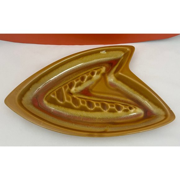 Ashtray, vintage ceramic ashtray, vintage atomic ashtray, 60s kitschy decor - Picture 2 of 9